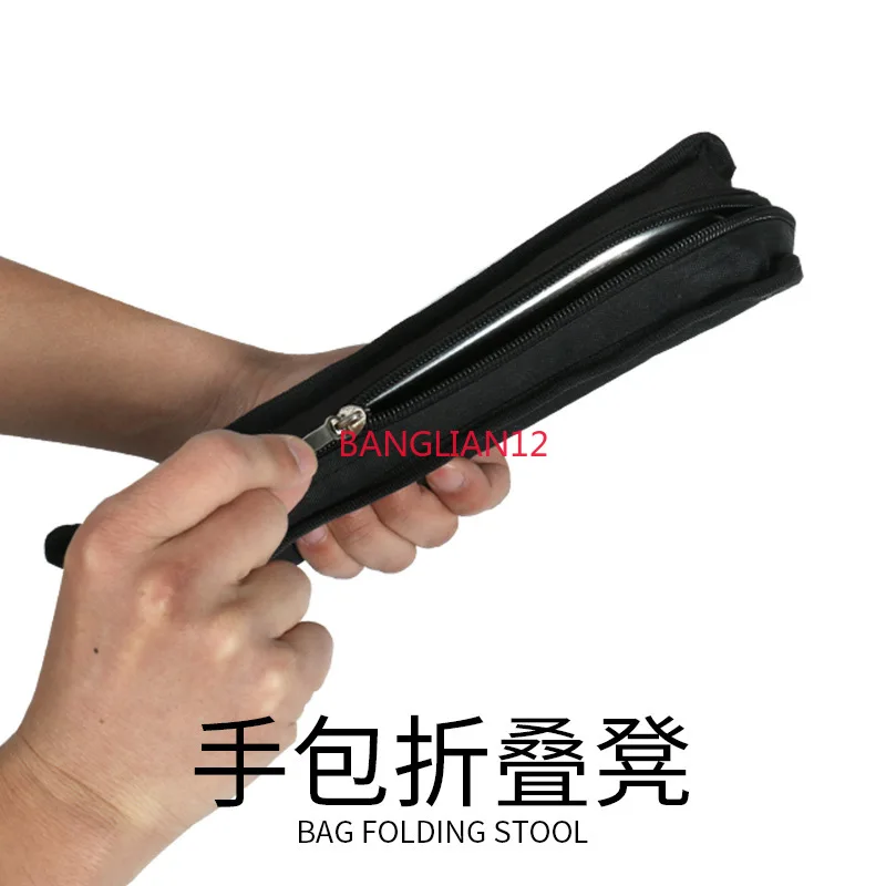 

Уличный табурет для сумочки Портативный складной табурет из алюминиевого сплава