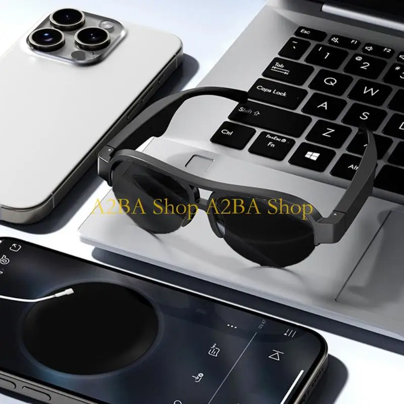 A2BA Wireless Enabled Eyewears with Clear Sound & Ergonomic Design Sound Glasses Innovative for Daily Wear