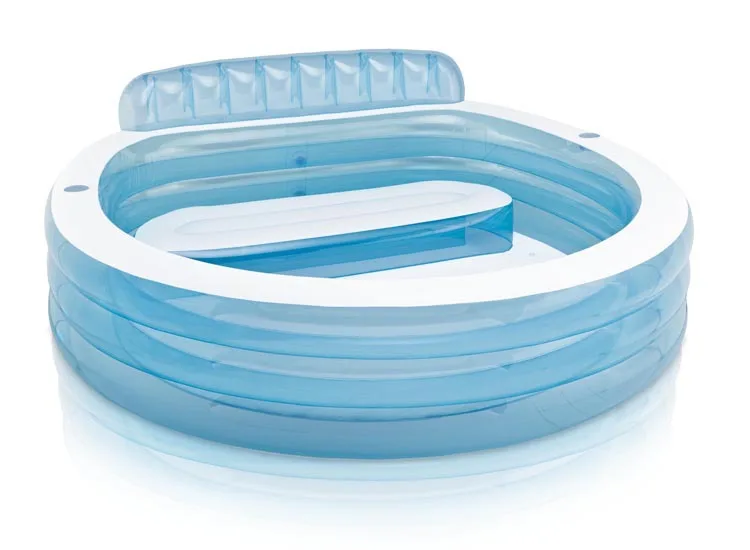 Original INTEX Backrest Family Paddling Pool Inflatable Baby Swimming Pool Children's Ocean Ball Pool 57190