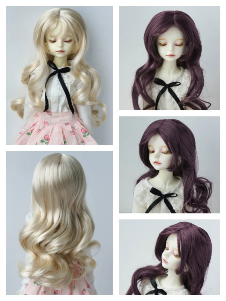 

JD087 1/4 1/3 Lovely two Pony Cute MSD SD doll wigs size 7-8inch 8-9 inch BJD wigs Synthetic mohair Doll accessories