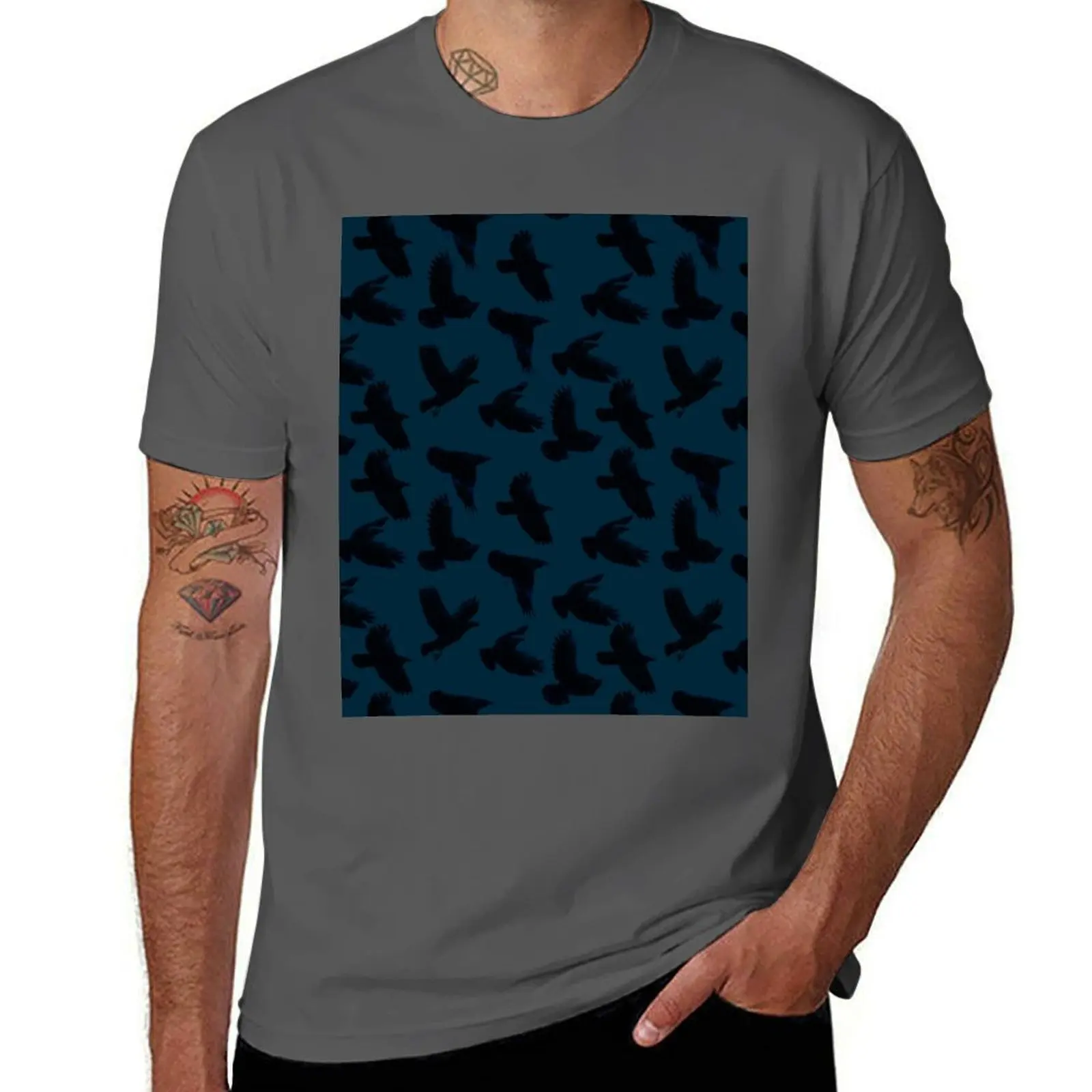 

As The Crows Fly T-Shirt t shirts cotton 100% cotton t shirt pack funny t shirts dark humor T-Shirt
