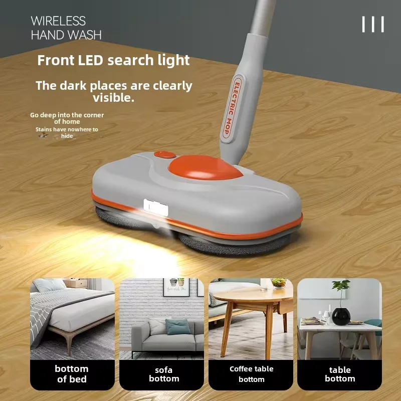 Wireless Smart Electric Mop Charging Lazy Person Hand Wash Sweeping Integrated Floor Cleaning Machine Bucket Wholesale