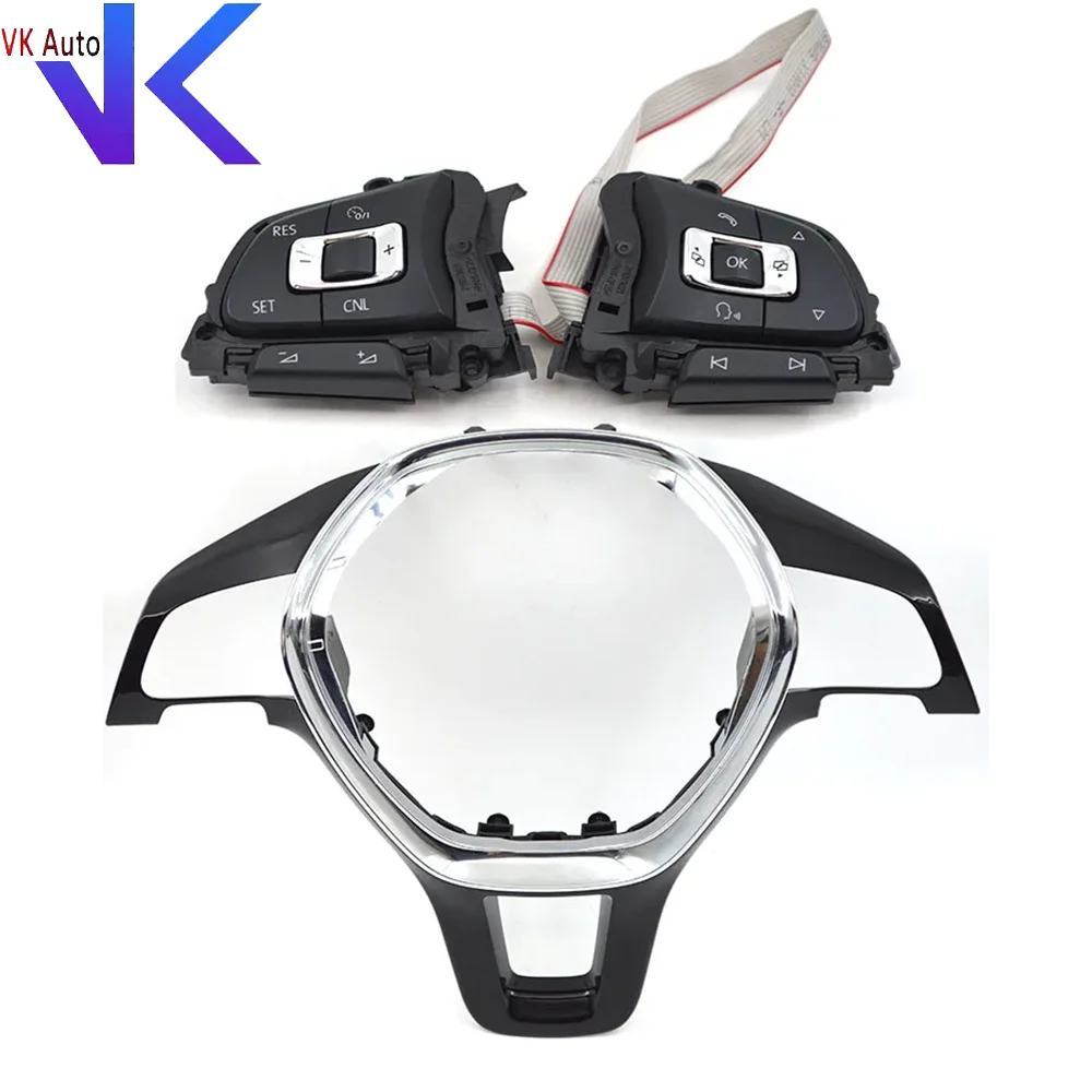 

5G0419685B 5G0959442P For VW Golf MK7 Steering Wheel Frame Steering Wheel Key Black Frame 5G0 959 442 P 5G0419685B