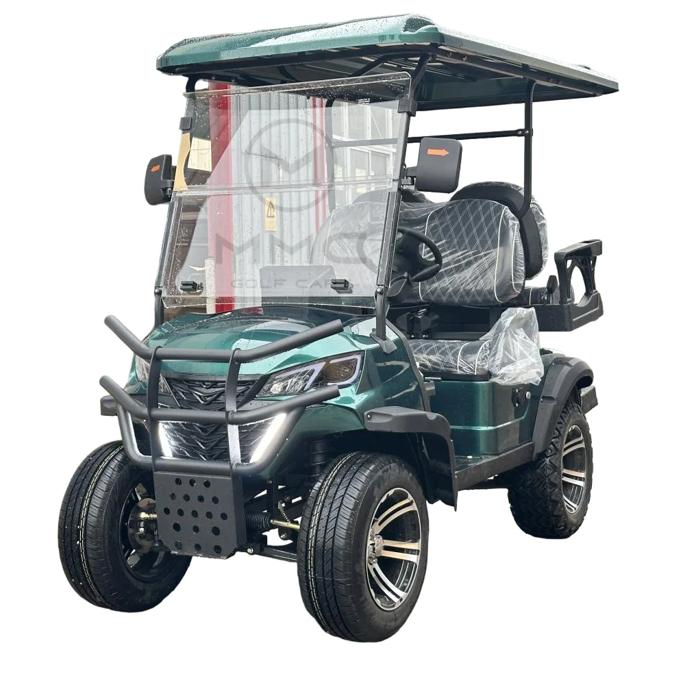 CE Certification 48V 72V Lithium Battery Lifted Kit Golf Carts Off Road Tires Solar Panels 4 Seater Electric Golf Cart