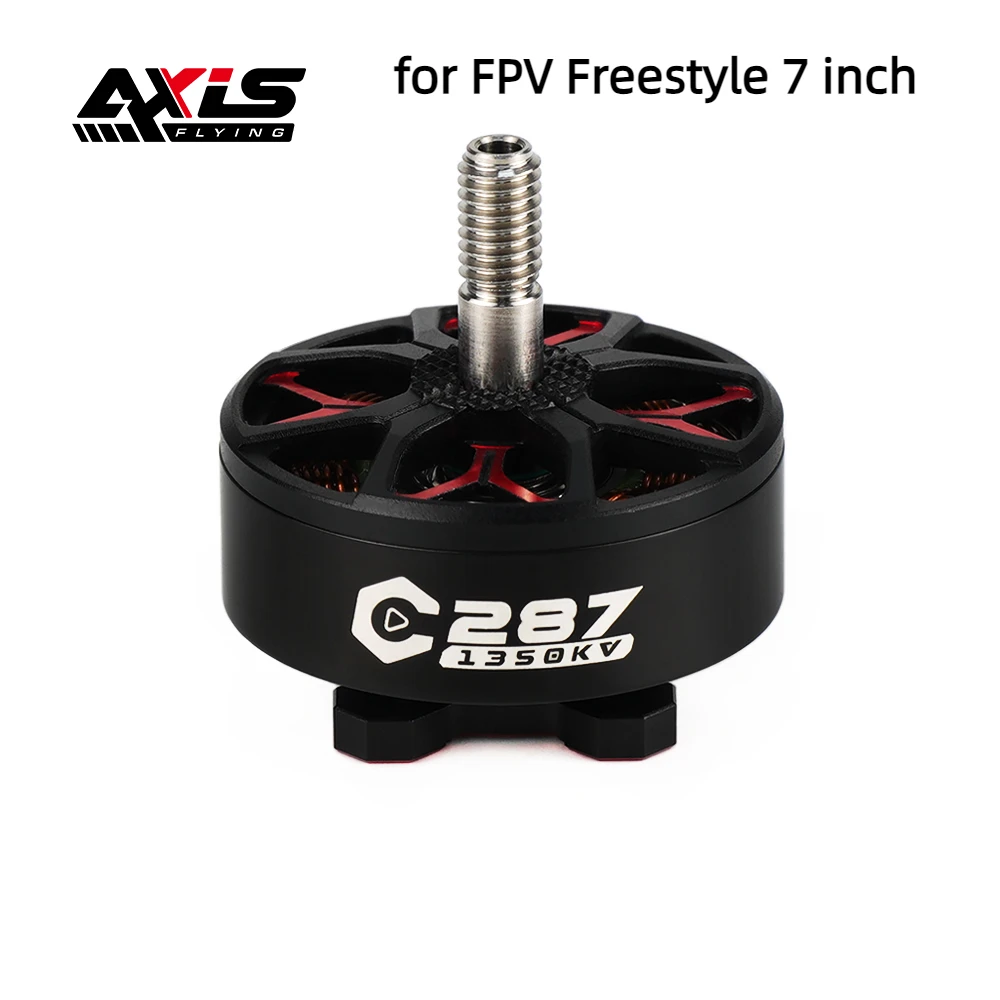 1/4pcs Axisflying  C287 2807 Brushless Motor 1350kv 1750kv 4-6s For Fpv Drone Freestyle 7inch Long Range Lr7 Model Diy Part