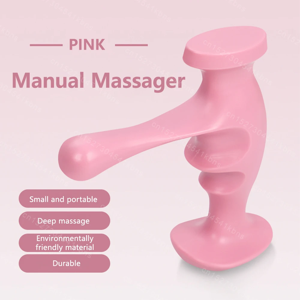 T-shaped Massager Thumb Finger Pressure Press Trigger Point Manual Physiotherapy Tools Full Body Deep Tissue Relax Pain Relief