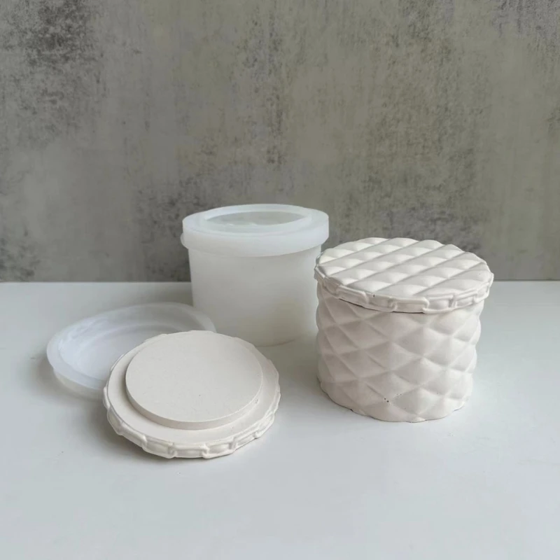 Crystal Storage Box Silicone Mold Sugar Trinkets Box Making Jewelry Box DIY Resin and Epoxy Resin Craft Supplies