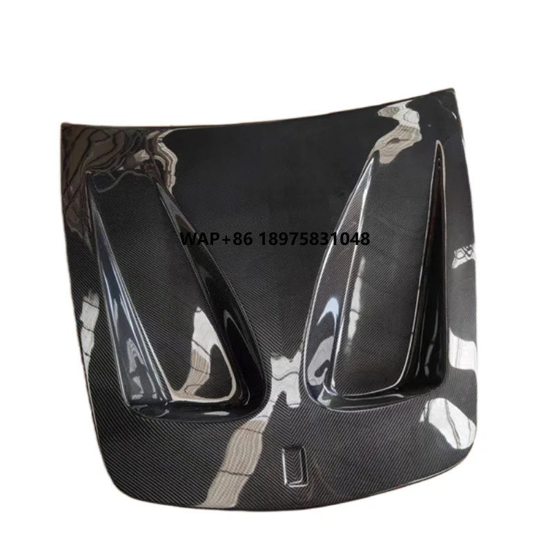 

High Quality New Carbon Fiber P1 Style Engine Hood Body Kit for F430 Includes Clips