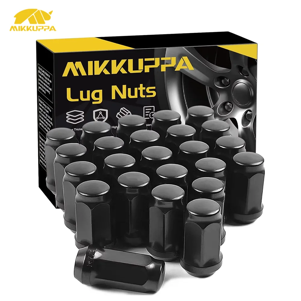 MIKKUPPA 24PCS M14x1.5 Lug Nuts Steel Closed End Wheel Nuts 3/4