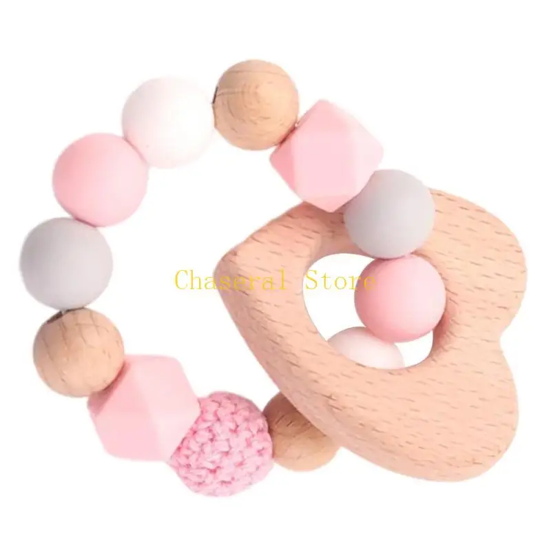 E7ce มือถือสร้อยข้อมือของเล่นเด็กวัยหัดเดินเด็กวัยหัดเดินมือนก/ช้าง/หัวใจรูปร่างนอนหลับรองรับสร้อยข้อมือเด็ก