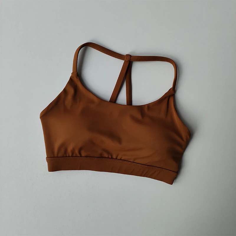 Nude Gathering Sport-BH für Damen, sexy Rücken, stoßfest, Fitness-BH, schnelltrocknend, für Pilates, Training, Sport, Laufen, Yoga, Tanktop – Detail 4