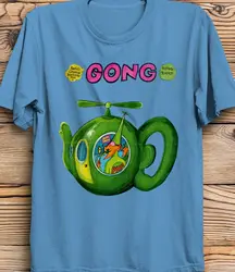Gong Rock Band Daevid Allen T-Shirt Flying Teapot Didier Malherbe Pip Pyle long sleeves