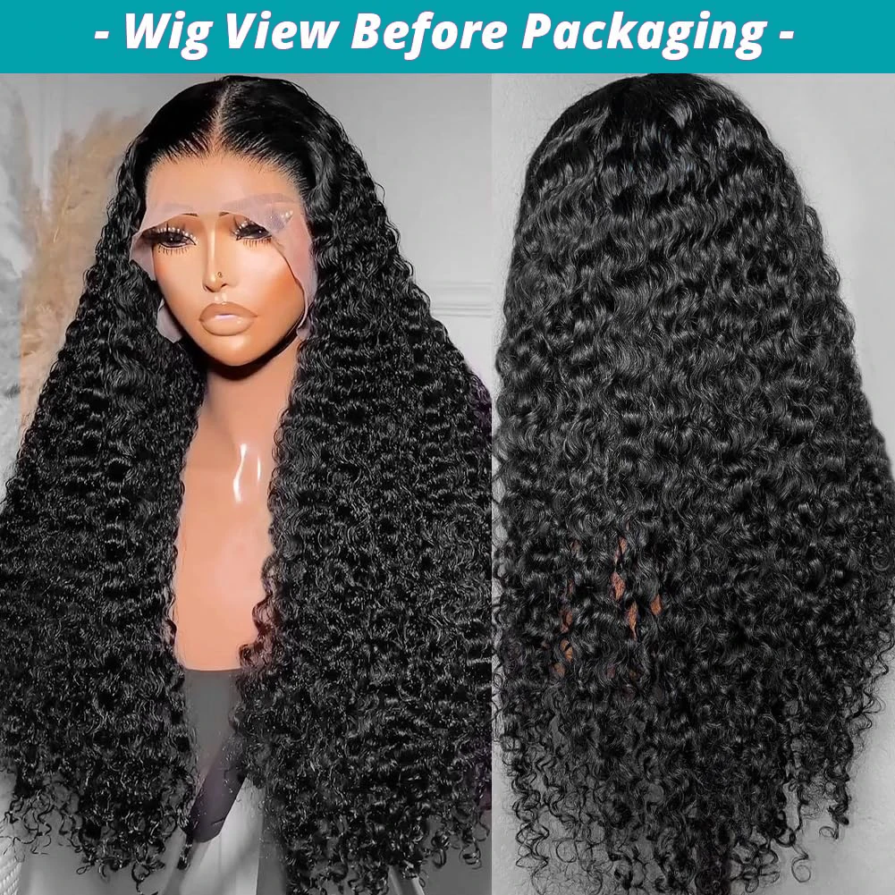 40 46 Inch Deep Wave 13x6 13x4 - đánh giá và giá Lace Front Wig