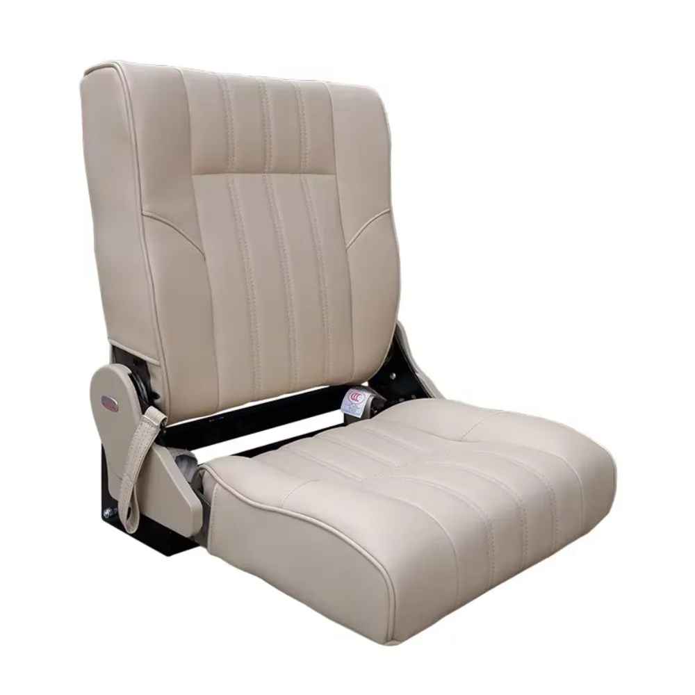 Wholesale Leather Forklift & Crane Truck Seats Industrial Machinery Folding Engineering Vehicle Operation Seats