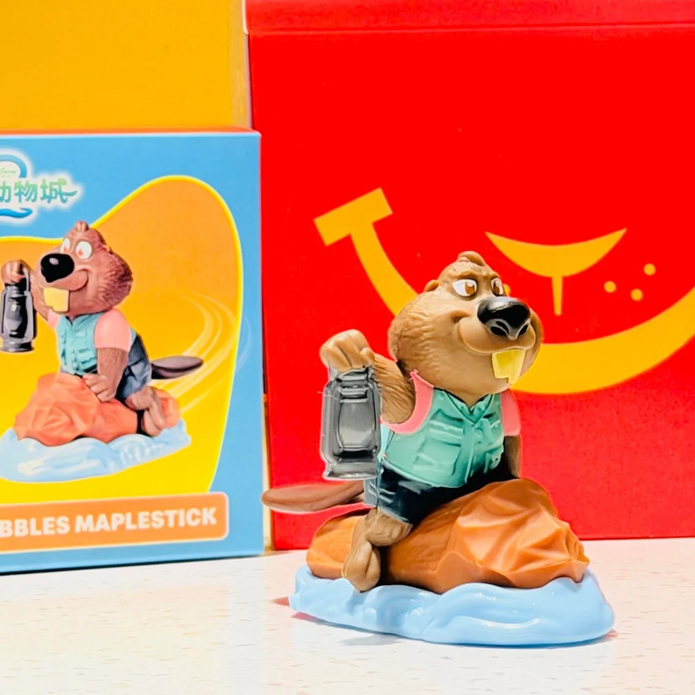 2025 زوتوبيا 2 ماكدونالدز ألعاب الوجبات السعيدة نيك جودي فلاش غاري نيبلز باوبرت الشكل تحصيل لعبة سطح المكتب الديكور الهدايا #4