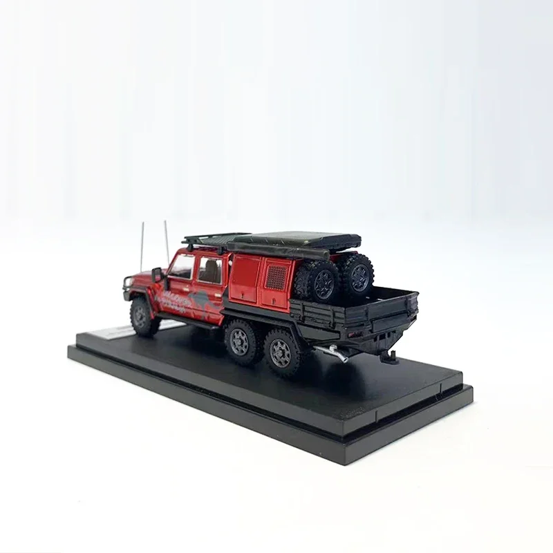 Autobots 1:64 Modell auto lc79 Doppelkabine 6x6 Offroad-Umrüstung Fahrzeug anzeige