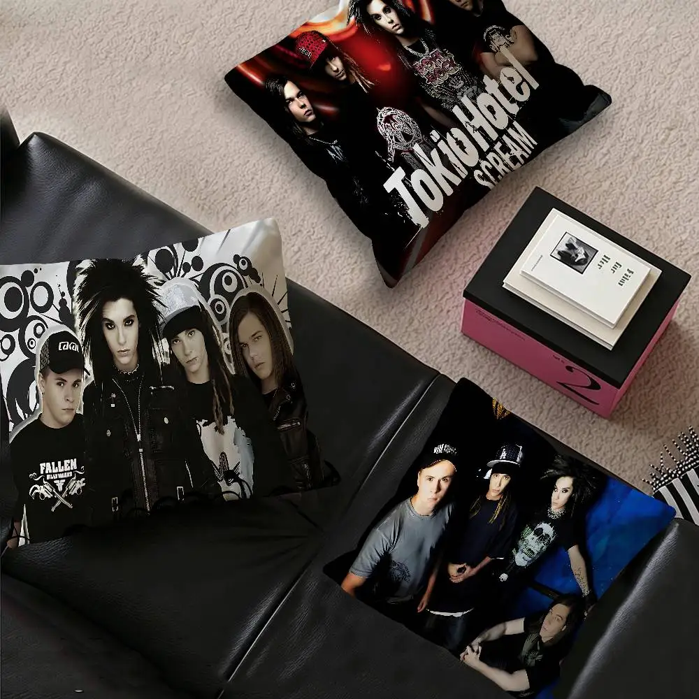 Rock Band T-Tokio H-Hotel Personalized Pillow Dust Cover Bedroom Kids Party Decoration Pillowcase Birthday Children Gift