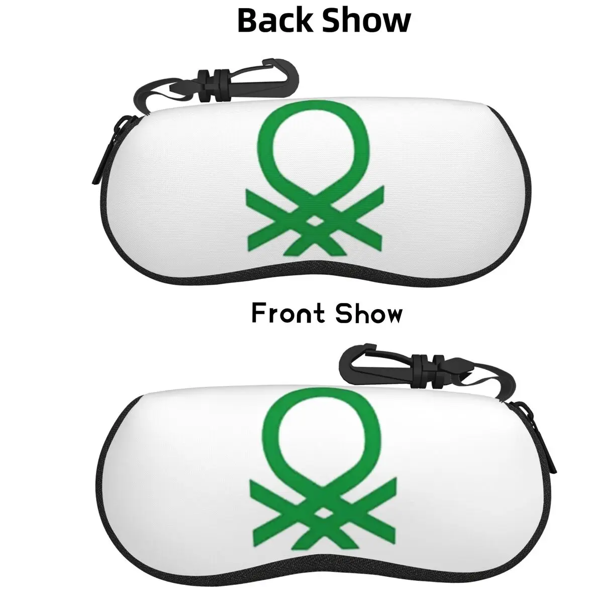 

United Colors Of Benetton Shell Glasses Case Portable Sunglasses Box Women Men Soft Eyeglass Bag Pouch