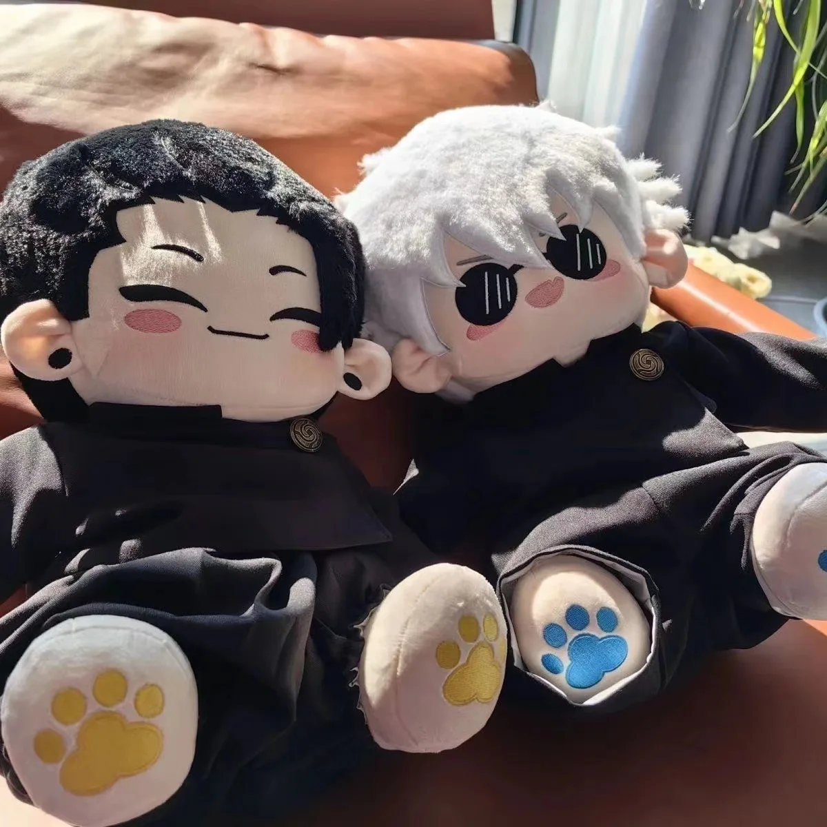 40cm Jujutsu Kaisen Plushies Doll Character Plush Bear Geto Suguru Satoru Gojo Cotton Doll Kawaii Anime Toys Gifts for Kids