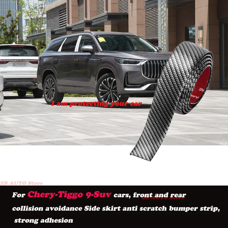 

Strong adhesive bumper strip, front and rear lip side skirts, collision and scratch resistant, suitable For Chery Tiggo 9 Suv