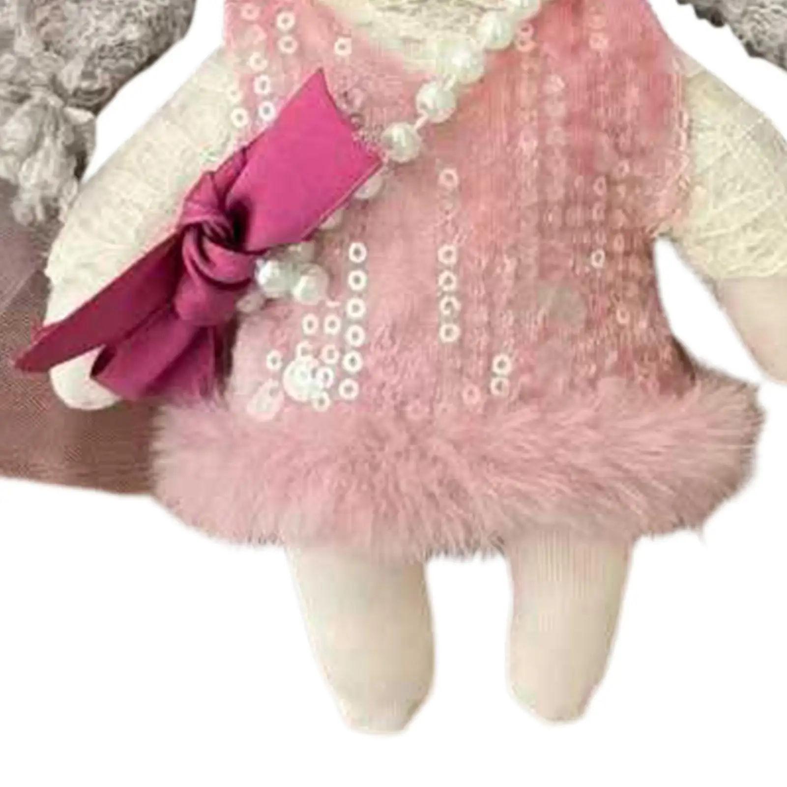 

Soft Body Bendable Doll Figure with Outfit Kids Pretend Play Role Play Toy for Children Birthday Party Indoor Home Decor