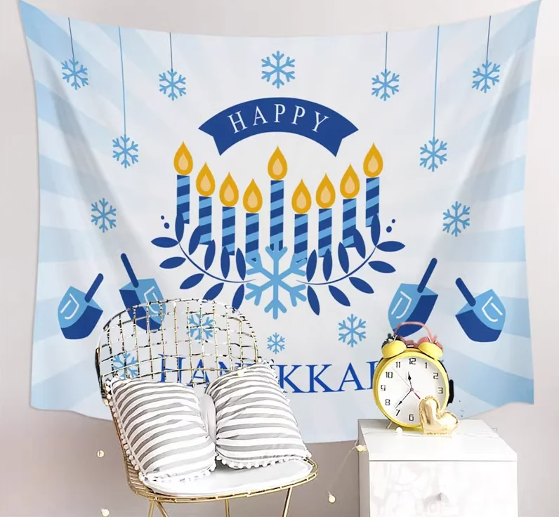 

Ханука гобелен украшение дома гобелен спальня гостиная фон с принтом подвесная ткань