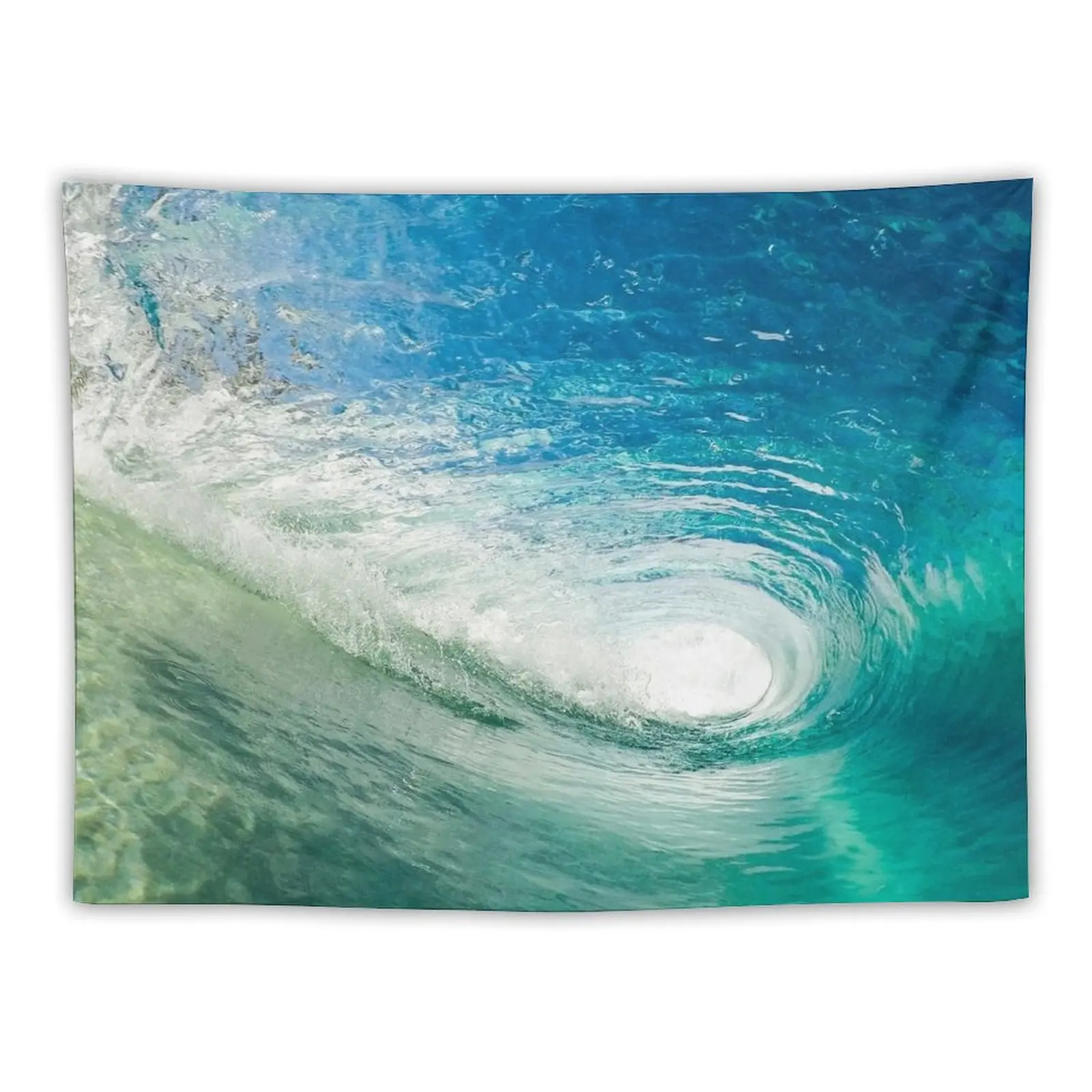 

Wave Mandala - inside the barrel Tapestry For Bedroom Home Decoration Accessories Wallpaper Tapestry