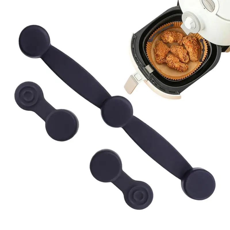 

Магнитная пряжка для фритюрницы, набор фиксирующих пряжек для фритюрницы, силиконовые кухонные гаджеты, замки для безопасного приготовления пищи, предотвращающие бумагу