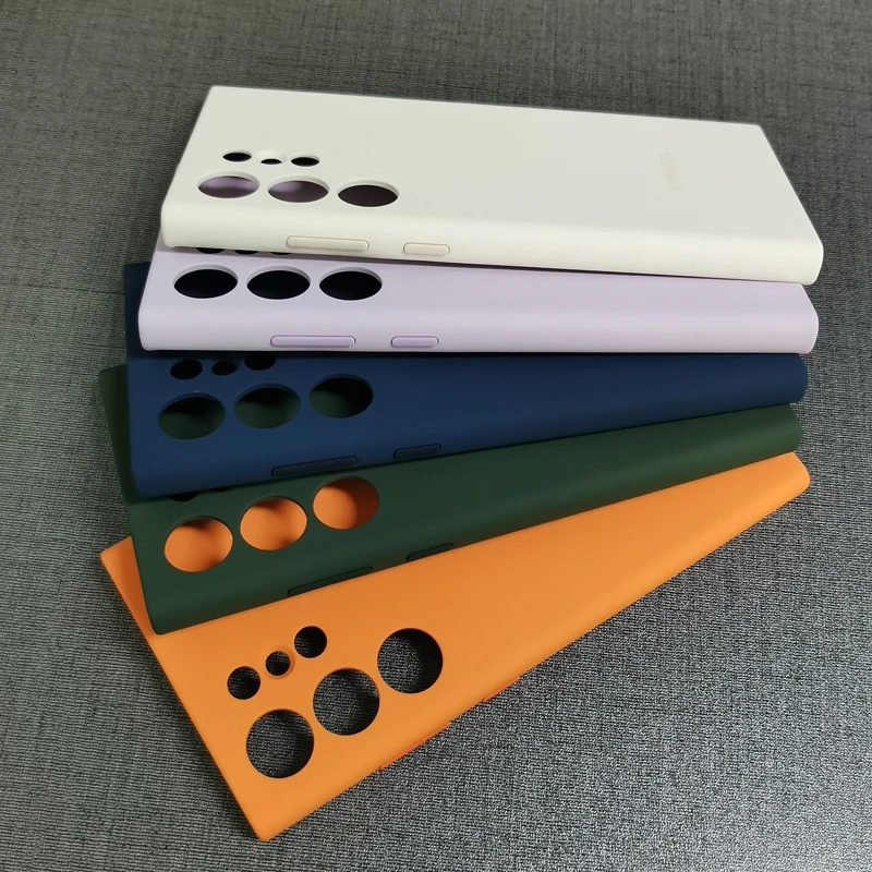 For Samsung Galaxy S23 Ultra Case Silky Soft-Touch Liquid Silicone Cover Full Back Protective Shell S23Ultra s23Ultra Phone Case