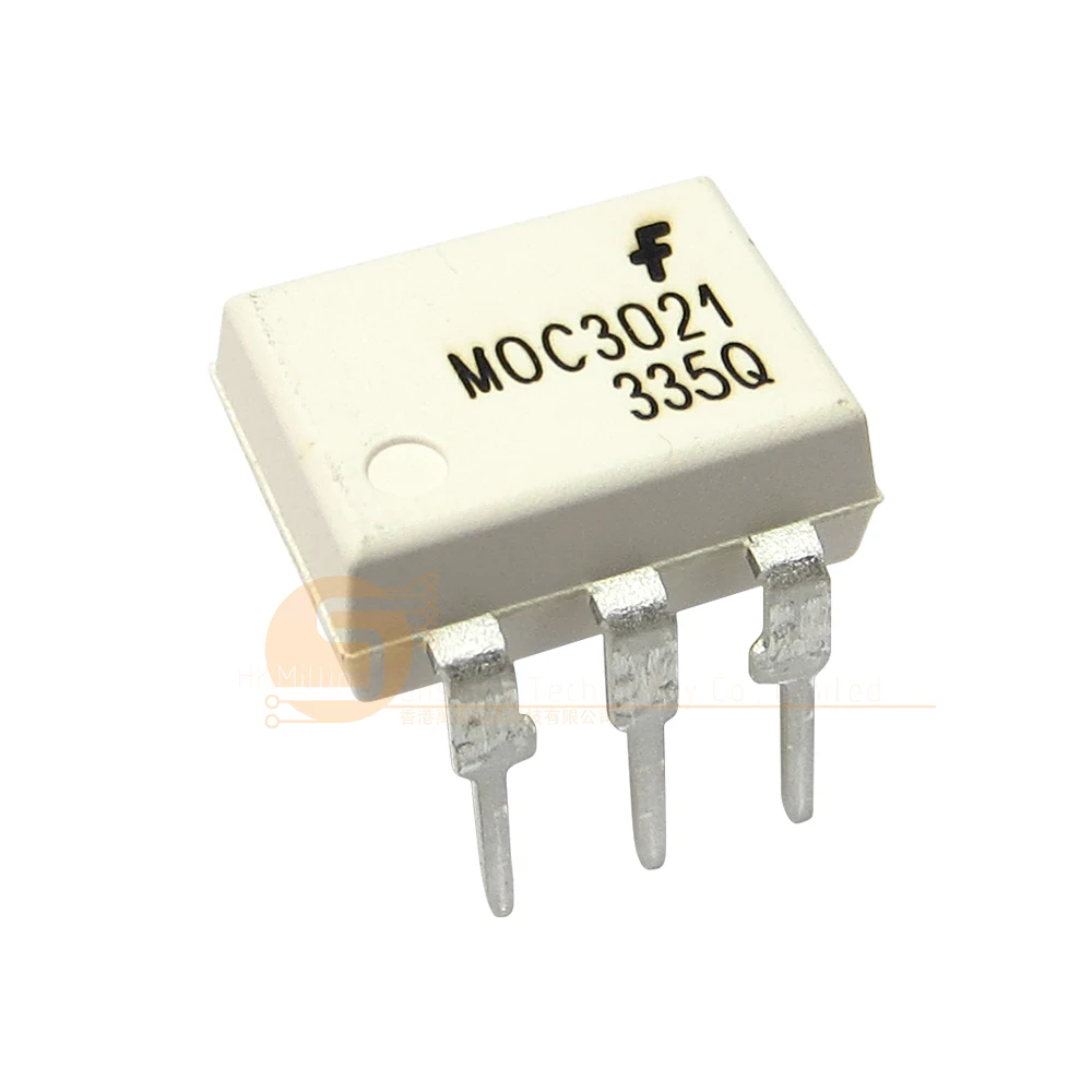 10pcs/lot MOC3021M MOC3021 DIP-6 Bidirectional SCR Optocoupler