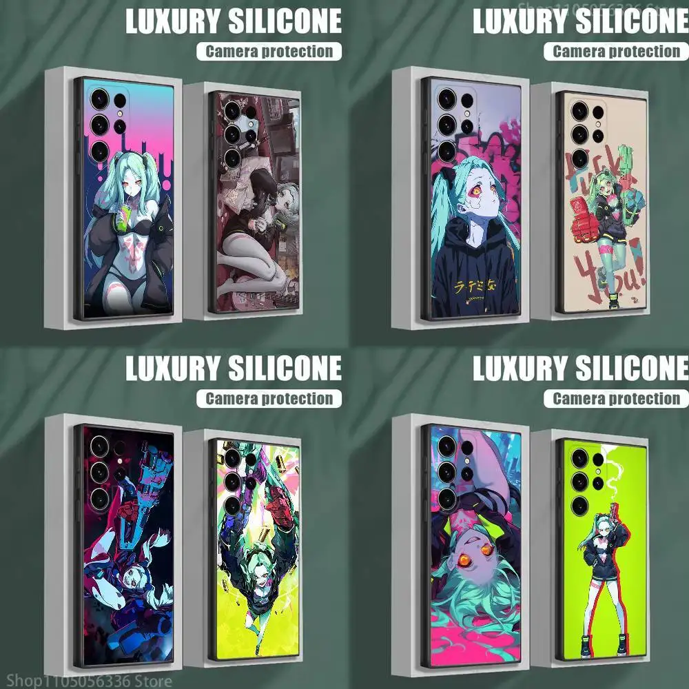 

R-Rebecca cartoon Phone Case For Samsung S25,S24,S23,S22,S21,S20,S10,Ultra,Plus,Lite,FE,Soft Silicone Black Cover