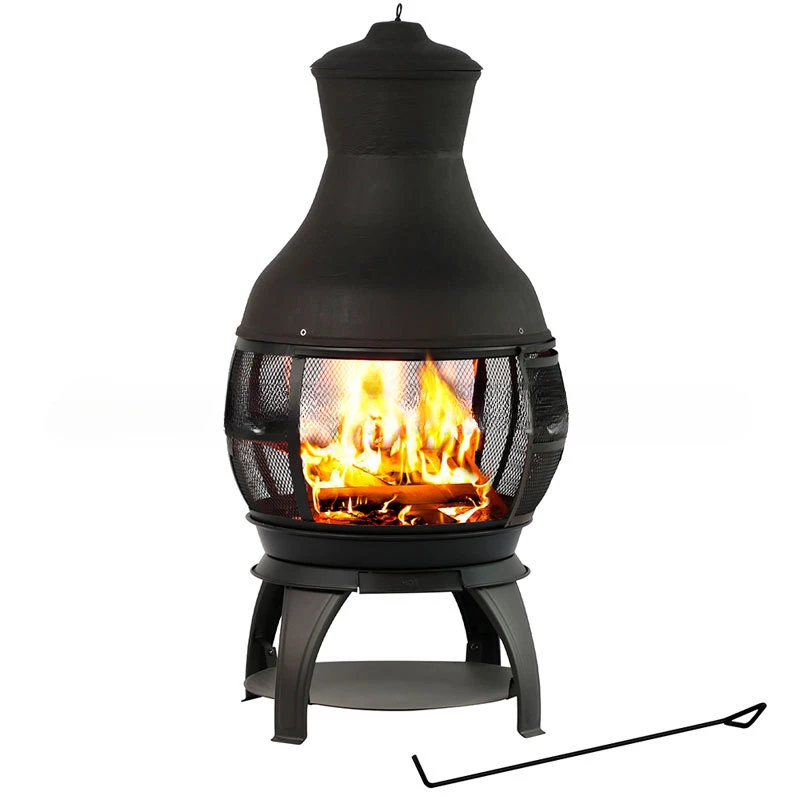 

Outdoor oven Cast iron firewood brazier