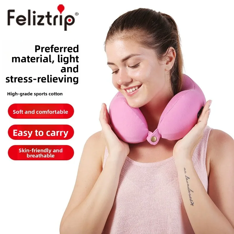 Feliztrip Slow Bounce Memory Cotton U Pillow Travel Pillow High Speed Rail Nap Artifact TR-P216