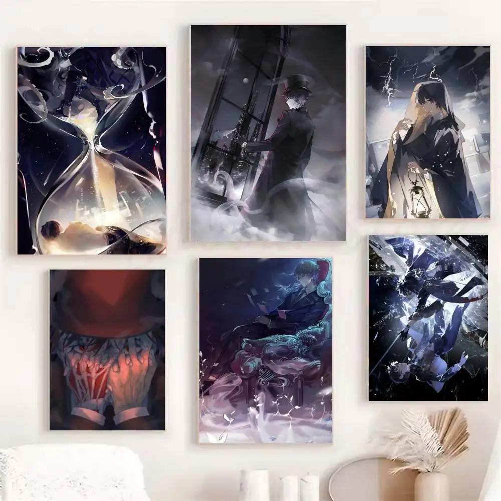Anime Lord of Mysteries Posters Fancy Wall Sticker for Living Room Bar Decoration Wall Decor
