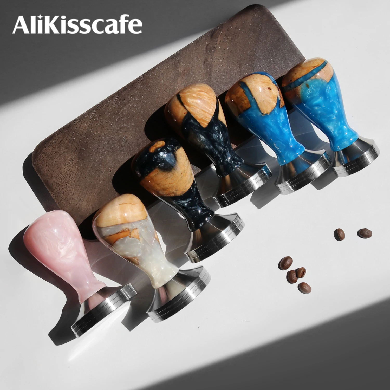 Coffee Tamper 51mm 53mm 57mm 58mm for Delonghi Breville Lelit Gaggia E61 Portafilter Espresso Machine Accessories Barista Tools