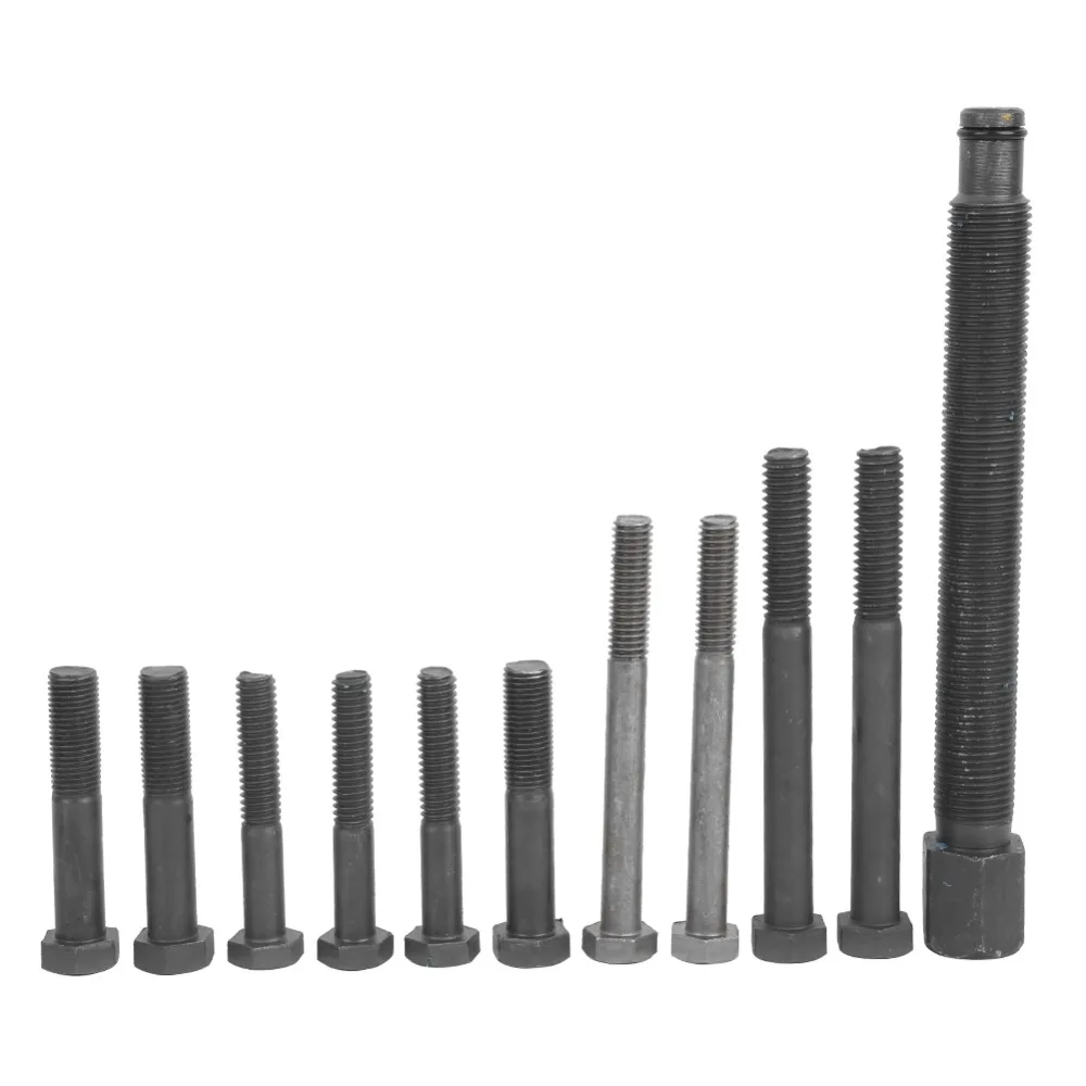 13PCS Three-Jaw Steering Wheel Puller Kit Alloy Steel Blue Storage Case Three-Jaw Puller Multiple Size Bolts