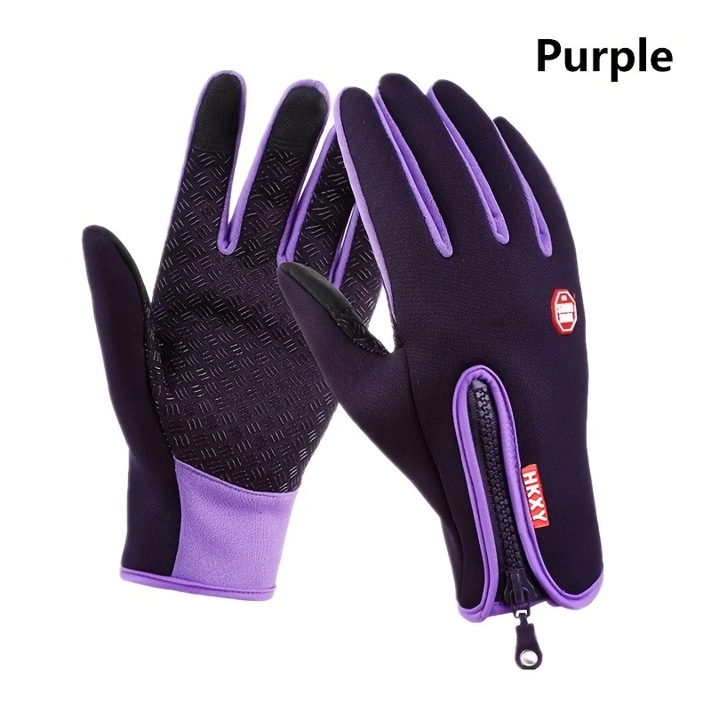 Guantes cálidos para exteriores, pantalla táctil, montar en motocicleta, esquí, montañismo, a prueba de viento y resistente al frío, Otoño e Invierno