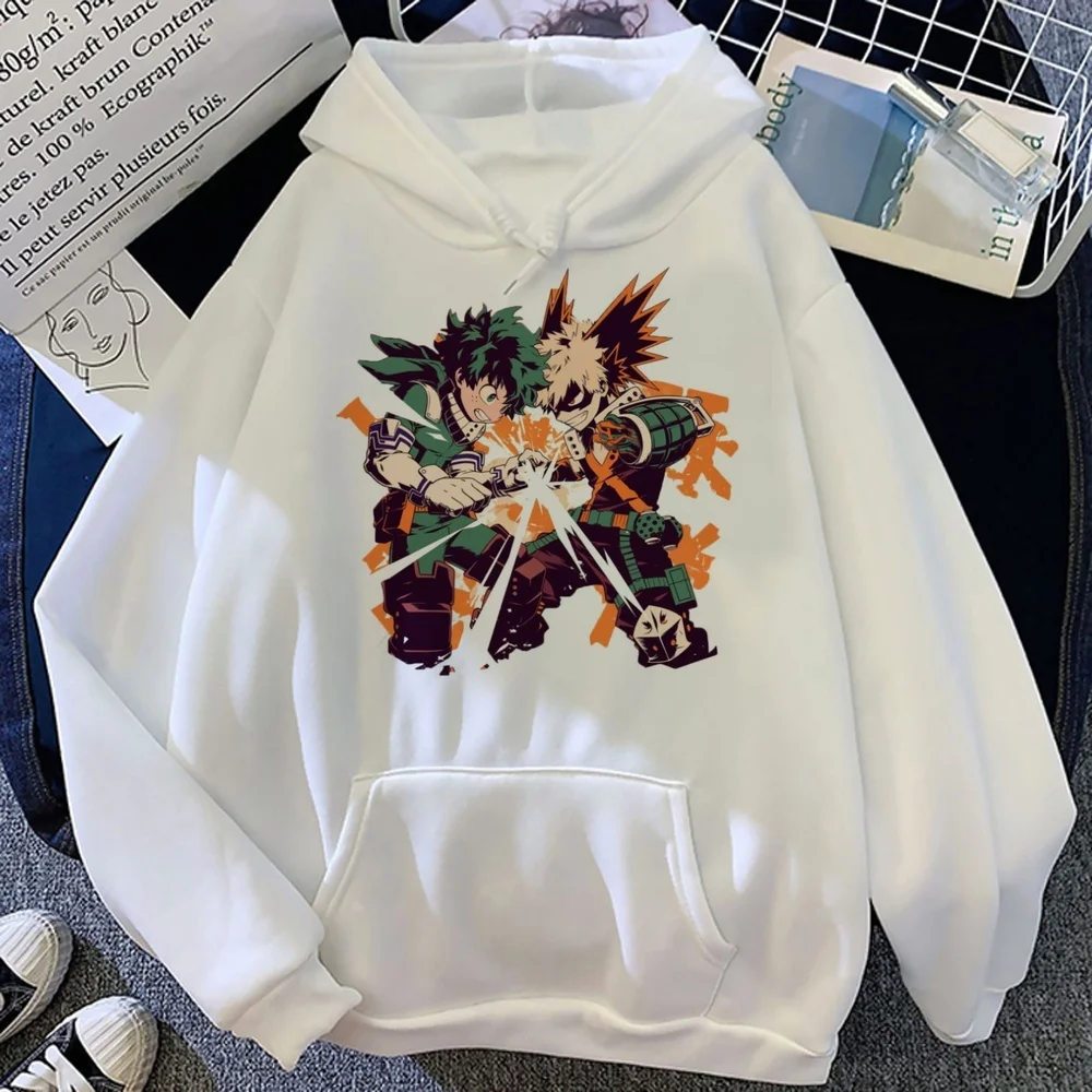 Bakugo sweatshirt women anime sweatshirt cartoon 2000s ladies clothes harajuku Female Pockets