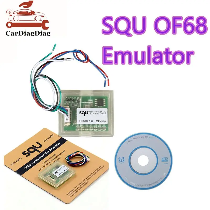 SQU OF68 OF80 Universal Car Emulator Signal Reset Immo off Seat occupancy sensor Tacho programs For Multi-Brand Cars