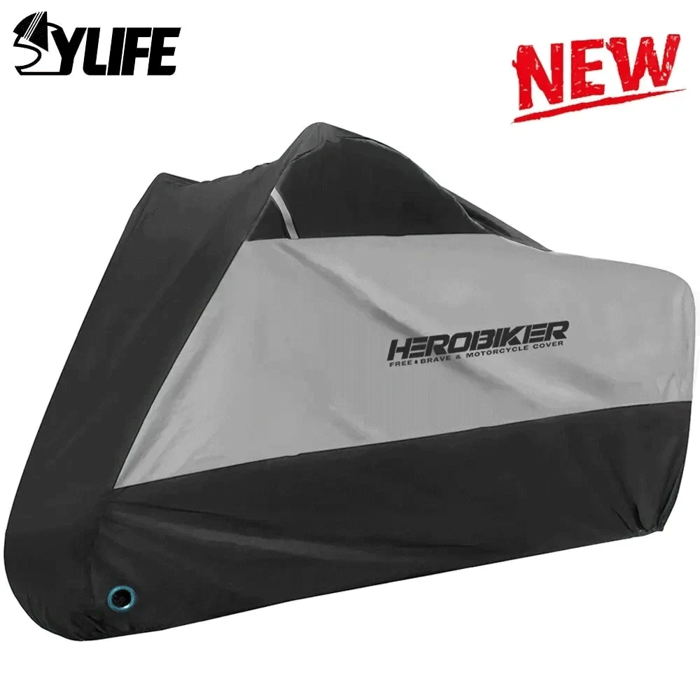 Motorcycle Cover Waterproof Dustproof UV Protective Funda moto All Season Outdoor Indoor Motorbike Accessories Scooter Cover