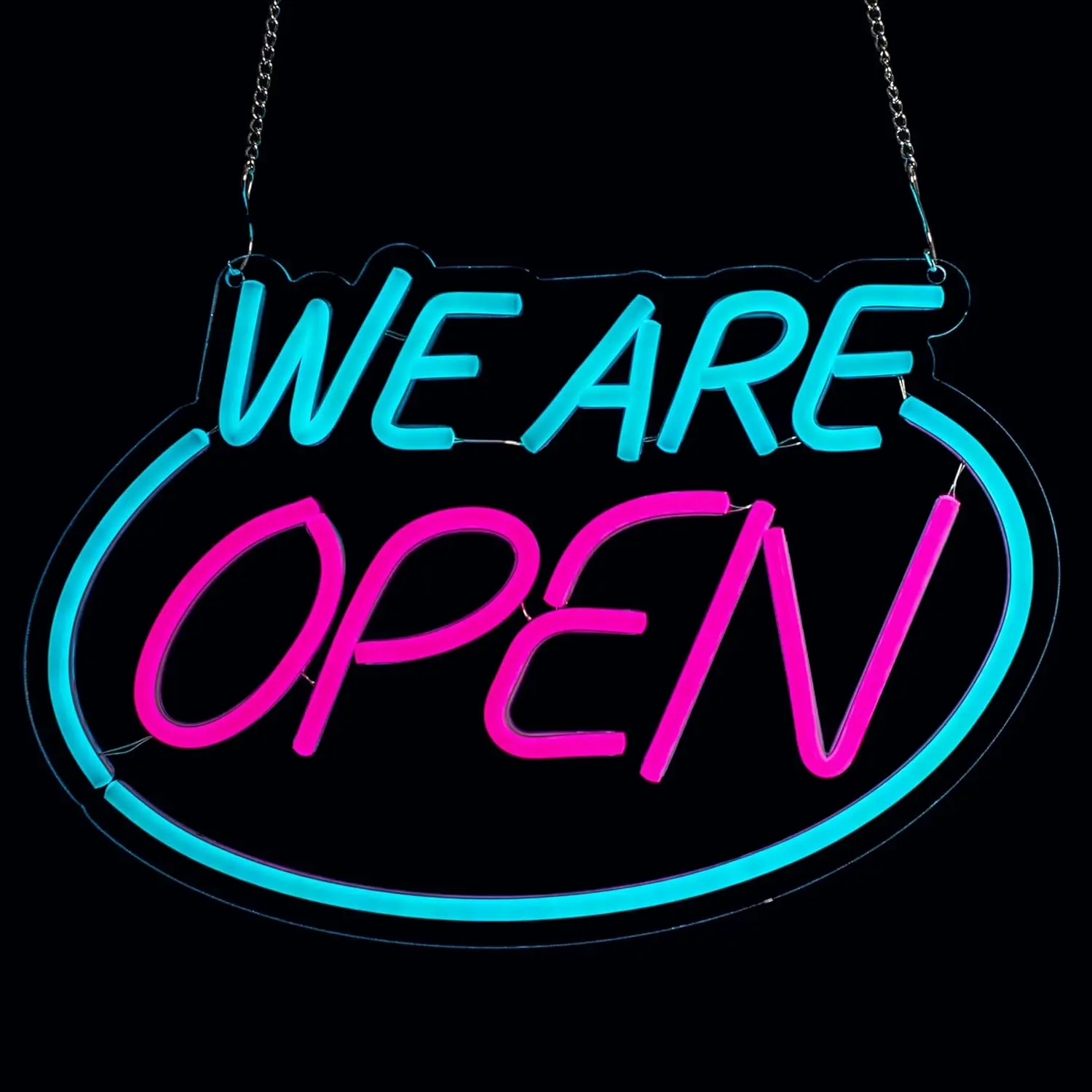 Open Neon Sign USB Dimmable LED Neon Light for Home Karaoke Bar Restaurant Pub Cafe Salon Game Room Business Decoration Gift