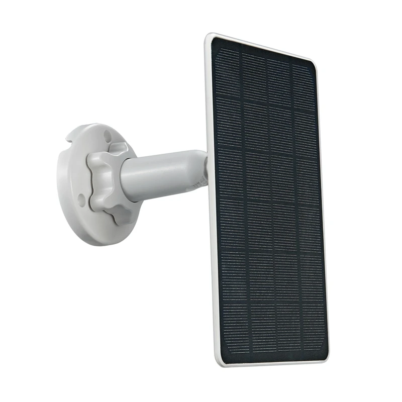 3W Solar Panel For Security Camera Outdoor IP65 Waterproof With 3 Meters Charging Cable For Outdoor Camera Charging