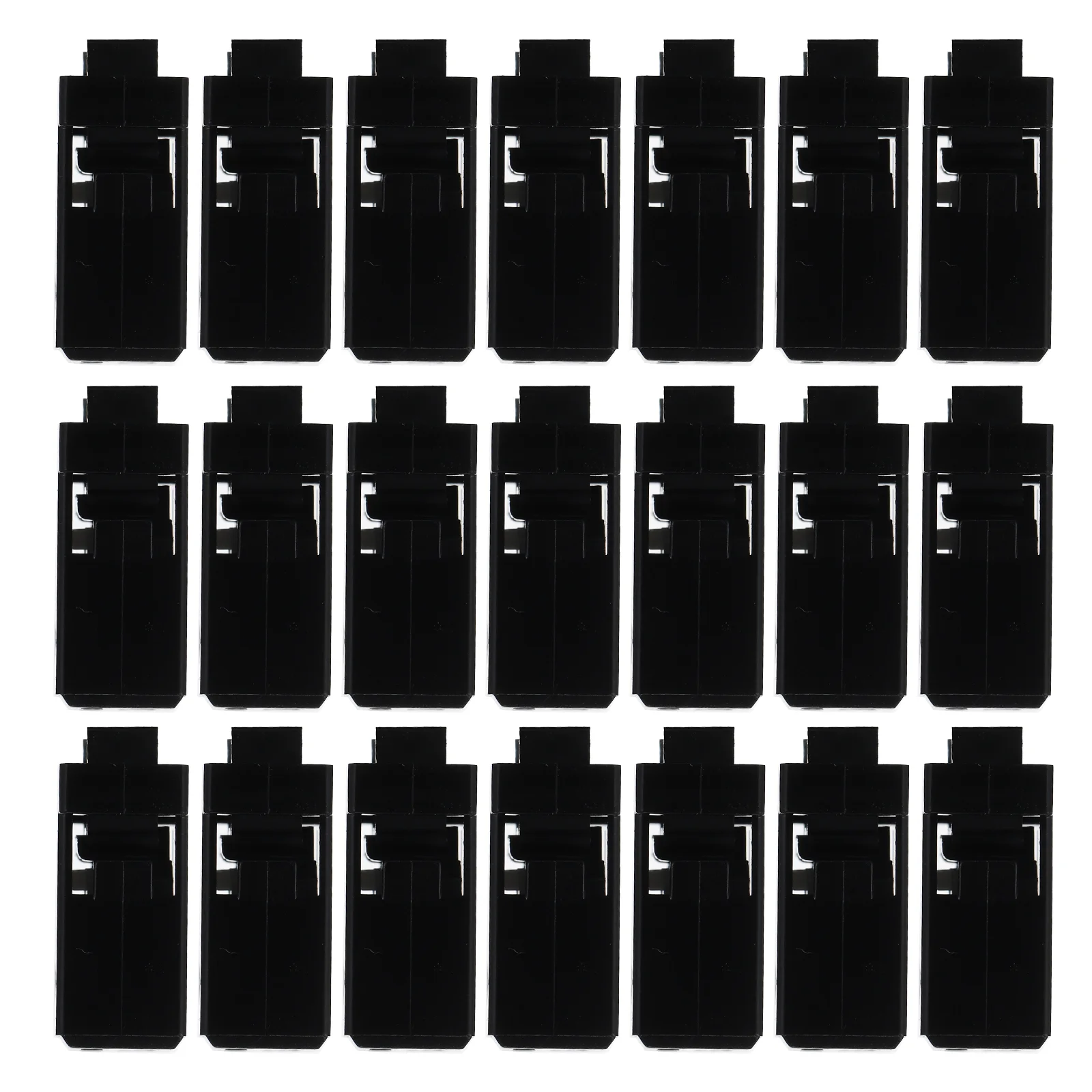 

Garbage Can Switch Lock Bins Press Buckle for Supplies Black Plastic Push-Buttons