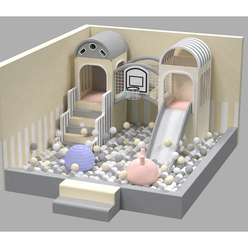 

Business-Grade Indoor Playground Set Soft Play Equipment for Toddlers and Children Amusement Set