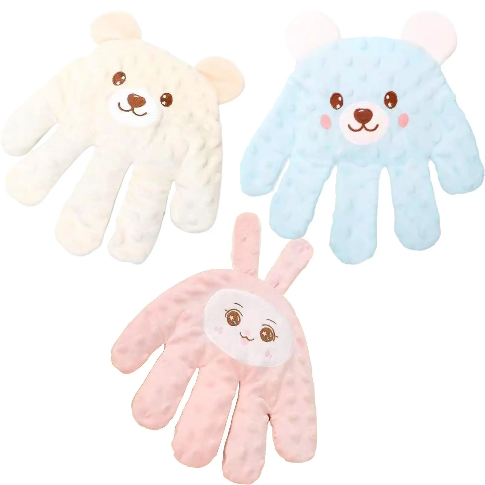 Cuscino Per Neonati A Forma Di Palma, Per Un Sonno Rilassante, Con Funzione Di Coccole E Calma, Per Neonati E Bambini Piccoli, Con Telecomando A Forma Di Palma.-image