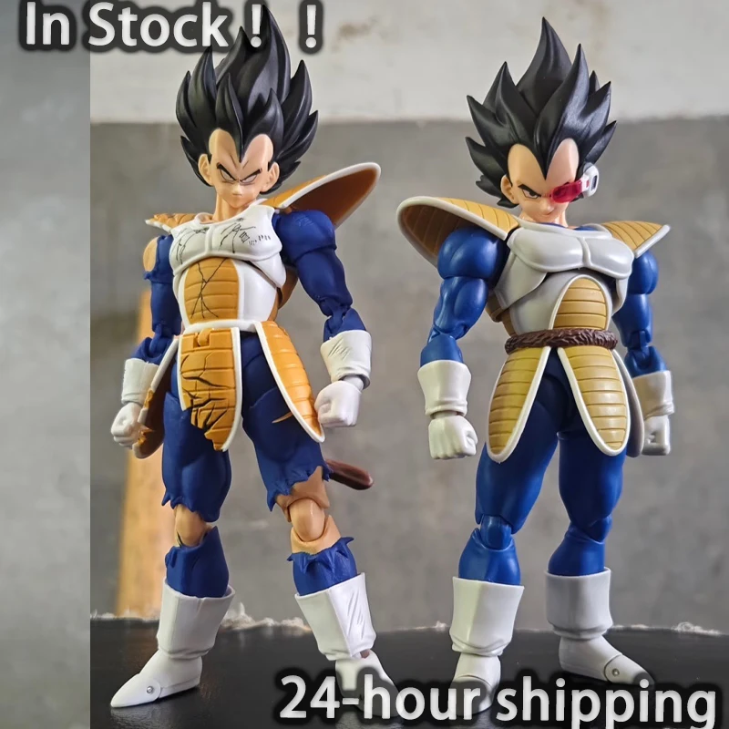 

В наличии Black Hole Toys Vegeta Фигурки Dragon Ball SHF SSJ Super Saiyan Battle Suit Боевые модели повреждений Игрушки Подарки