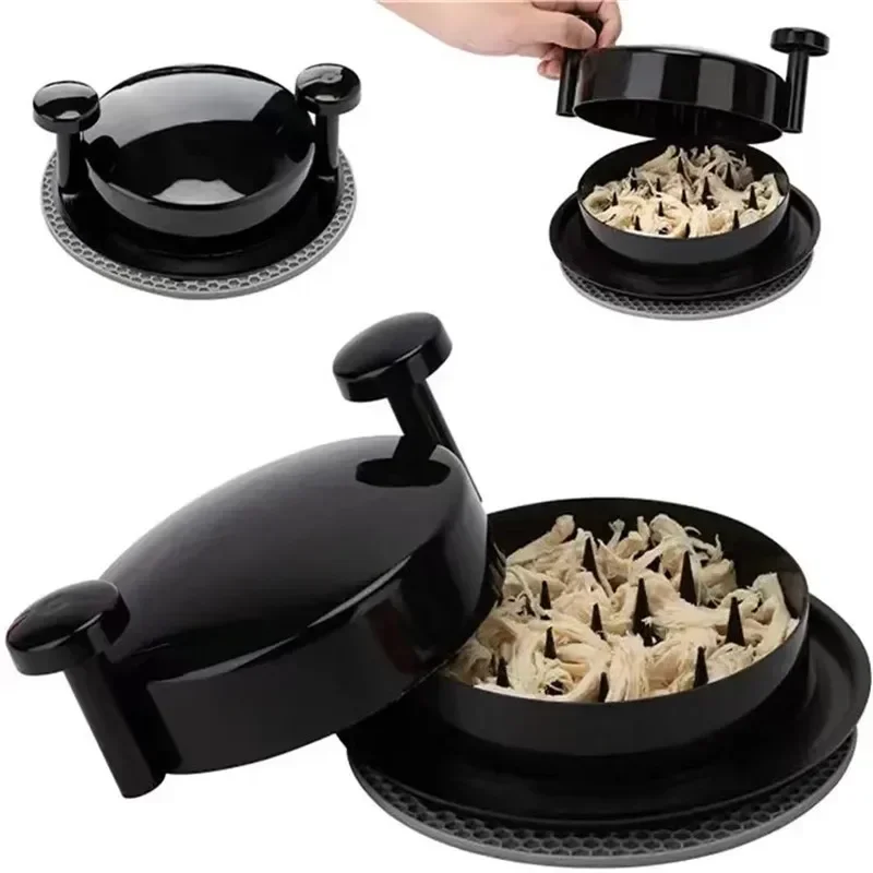 1Pc Creative Manual Turntable Chicken Shredder Tool Chicken Breast Slicer Twist Meat Grinder Machine Kitchen Gadgets Accessories