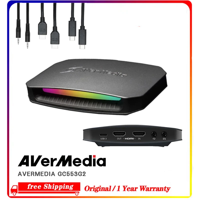 AVerMedia GC553G2 4K Video Capture Card, Live Gamer Ultra 2.1, 4K144 Passthrough FOR PC & Game Consoles