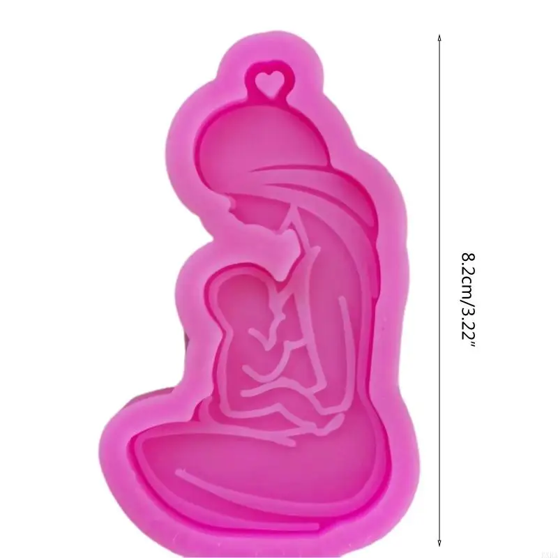 KXRA DIY Crafts UV Epóxi Silicone Moldrafts Handicrafts Brincos colar molde fundição