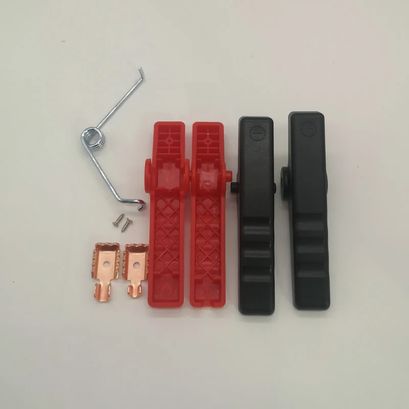 2pcs/Lot 100A Electrical Crocodile Alligator Car Battery Micro Insulated Clips Clamps Connector 90mm For Electric Project